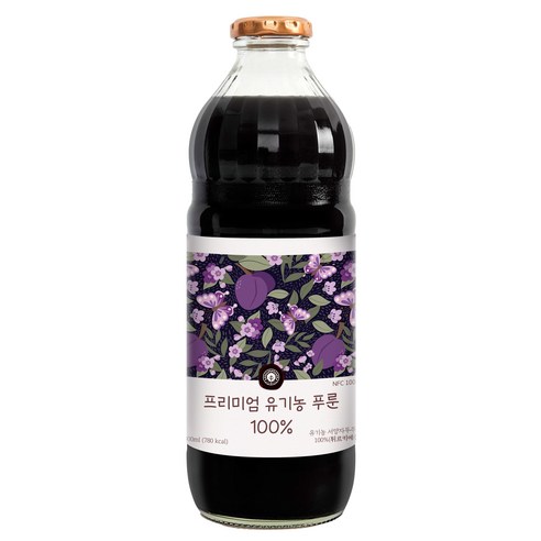 물 한 방울 섞지 않은 100% 유기농 푸룬 착즙 원액으로 건강을 채우세요!