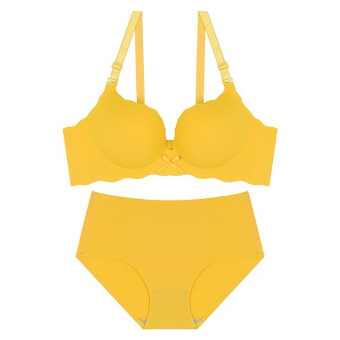 [뽕브라마켓] 5cm 마이볼륨업 노와이어 왕뽕브라 푸시업 심플 브라팬티세트