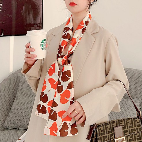 수스다 럭셔리 20가지 이상 패턴 스카프 활용도((>~<)) 머리끈 목스카프 키링 손목코디 가방코디 곱창끈 헤어끈