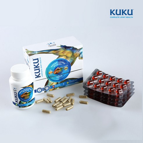 쿠쿠 뉴질랜드 초록홍합 오일37000mg 분말 12500mg 120캡슐 초록입 홍합 추출, 1개, 37000mg+12500mg
