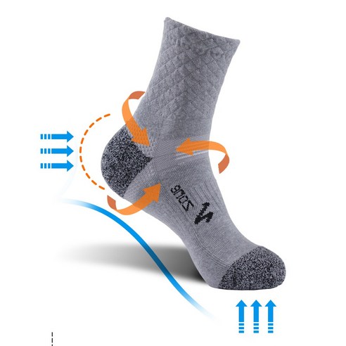 발걸음에 날개를 달아줄 브이존 기능성 등산 양말