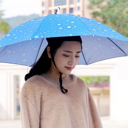 [천삼백케이] [갓샵] 핵인싸템 머리에쓰는 우산 모자