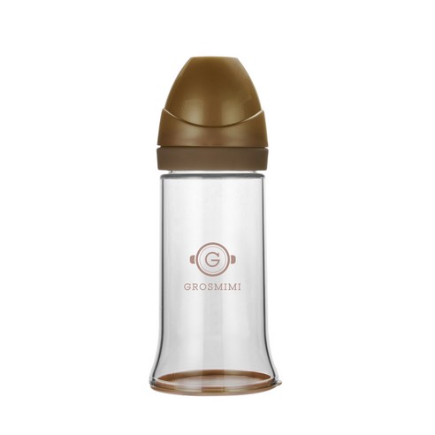 그로미미 일회용 젖병 노꼭지 250ml, 스카이블루, 1개