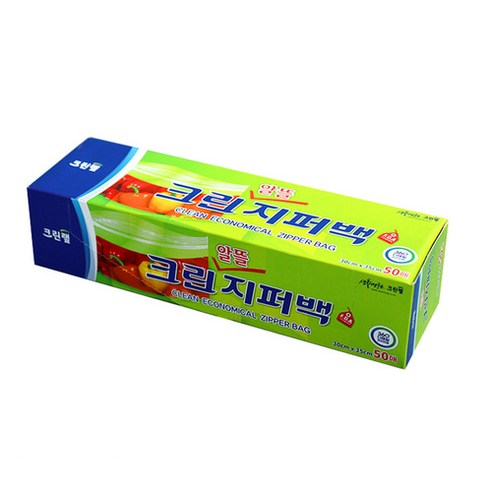 크린 알뜰 지퍼백30X35cm(50매), 1개