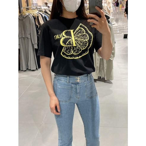 (에고이스트)시그니처B로고 빅라임 그래픽 티셔츠EN2OTH54(1891066)