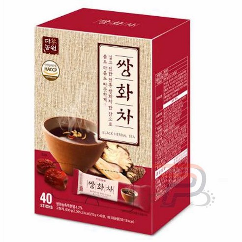 파샵 쌍화차 40포 전통차 대죽차 한방찻집, 15g, 40개입, 1개 
커피/원두/차