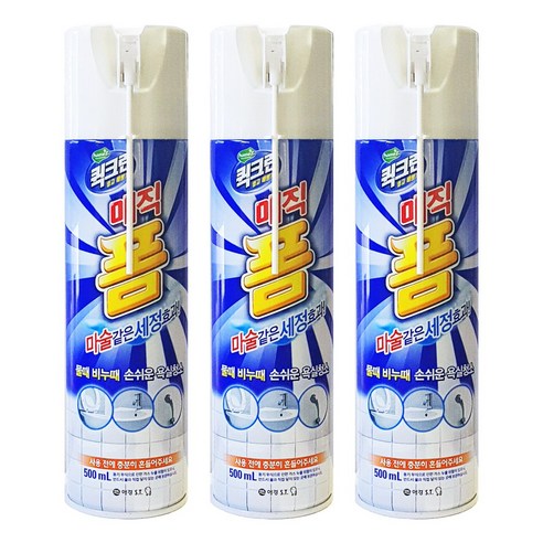 홈백신 매직폼 욕실세정제, 500ml, 3개