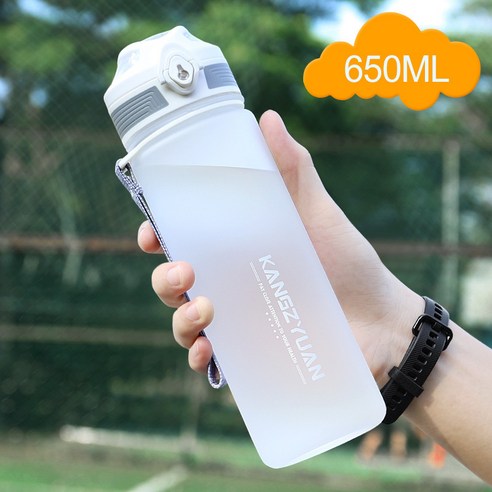 DFMEI 대용량 스포츠 물컵 남 여름 헬스 주전자 아웃도어 물병 페트컵 주전자, 500ML그린_트리탄 소재