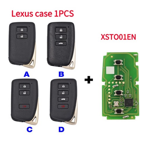 자동차부품 자동차용품 셀프수리 스마트 키 근접 원격 칩 도요타 렉서스용 업데이트 버전 지원, A+NO55