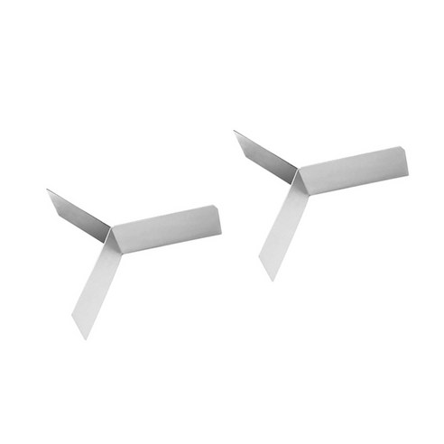 기선 바구니에 대 한 2pcs 스테인레스 스틸 조정 가능한 분배기 10.5cm 반경, 실버