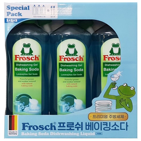 프로쉬 베이킹소다 주방세제: 얼룩과 기름에 맞서는 효과적인 청소제