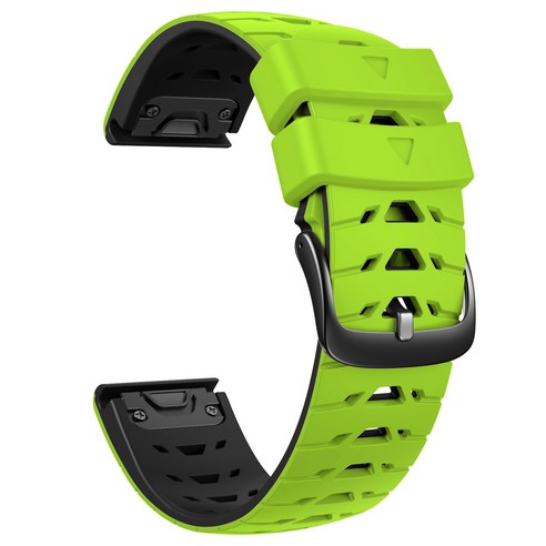 Garmin Epix MARQ 시계대 고품질 실리콘 2 색 손목 밴드 가민 Quick Fit 22mm 스트랩, #7