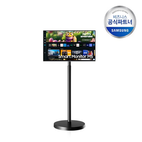 [삼성] M5 스마트모니터 무빙 스탠드 27인치 삼탠바이미 LS27CM502EK-BK [무료배송/삼성전문기사무료설치], 단품