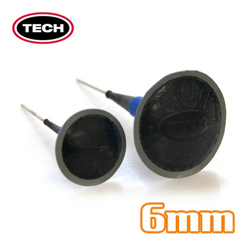 TECH 테크 버섯패치 6mm 14개입 250UL 타이어 펑크패치 - 수리킷 | 쿠팡
