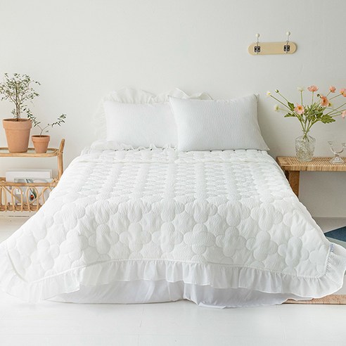 시어서커 네프 프릴이불 냉감 여름차렵 이불패드세트 S/SS