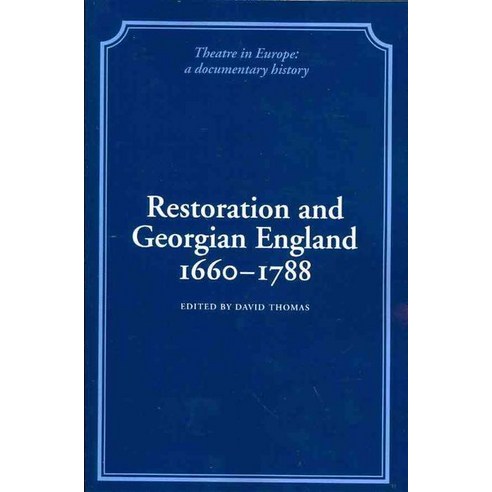 Restoration and Georgian England 1660-1788, Cambridge University Press