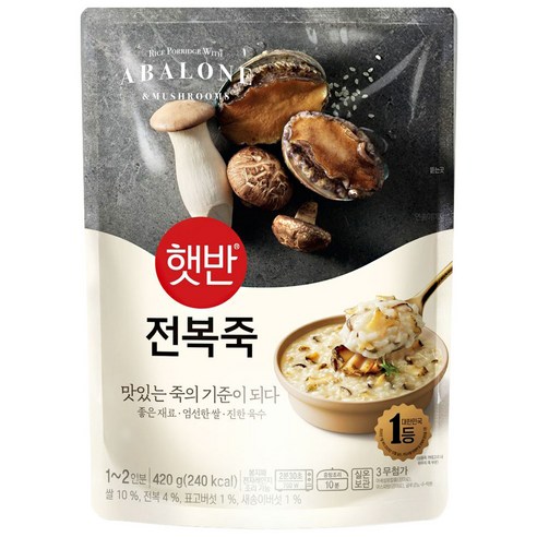 비비고 전복죽, 420g, 12개