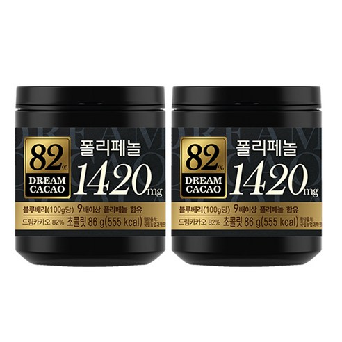 롯데제과 드림카카오 82% 폴리페놀 초콜릿, 86g, 12개입