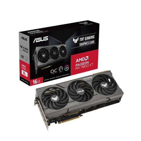 ASUS 게이밍 비디오 카드 Radeon RX 7800 XT OC 에디션 16GB GDDR6 TUF-RX7800XT-O16G-GAMING국내 정규 대리점품