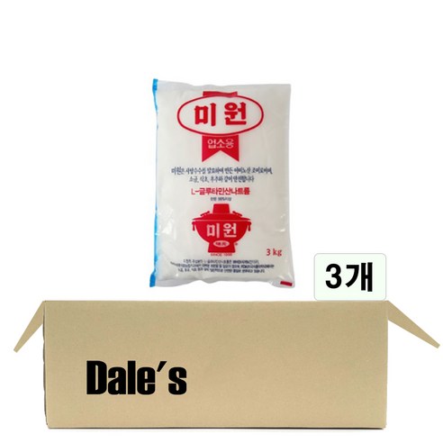 데일즈기획 대상 미원, 3kg, 3개