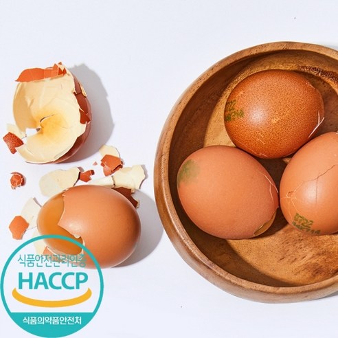 HACCP 인증 구운계란 훈제란 맥반석 구운란, 3개