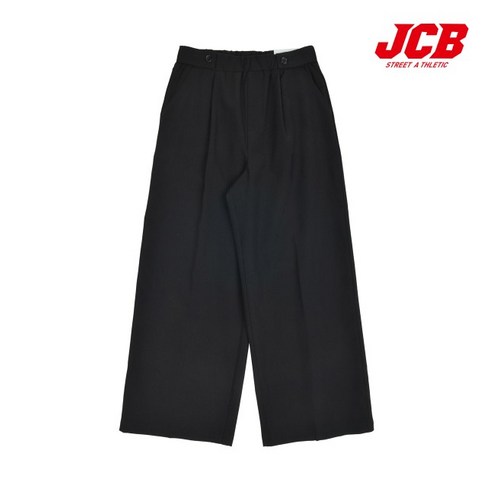 JCB JCB 폴리우븐 와이드 슬랙스 (JBP0Q147GS)