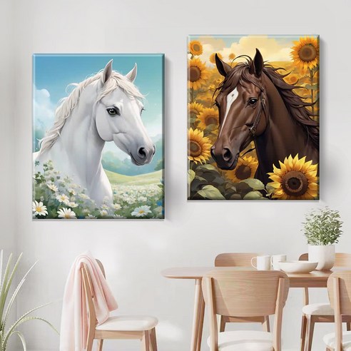 파센 2P 액자 보석십자수 캔버스형 DIY 키트 40 x 50 cm, FAB0007, 1개
