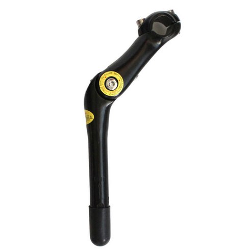 조정 가능한 스프링 스템 핸들 바 증가 25.4 Mm 스템, 검은 색, 25.4mm, 알루미늄 합금