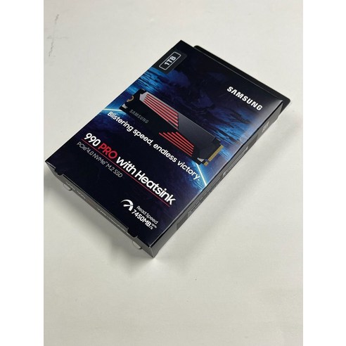 Samsung 삼성 New 990 PRO w/Heatsink SSD 솔리드 스테이트 드라이브[세금포함] [정품] 1TB PCIe 4.0 M.2 Nvme MZ-V9P1T0CW