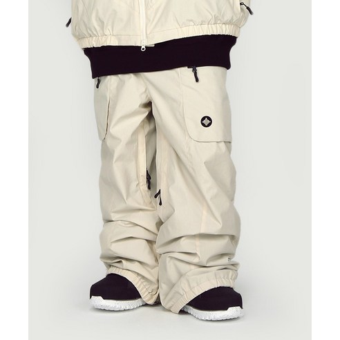 2425 NNN - Sidera Wide Cago - PANTS - 연베이지 / 남여공용 스노우보드복 스키복 팬츠