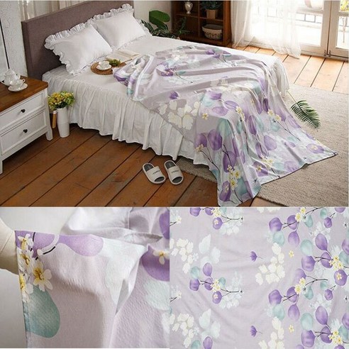 시원하고 편안한 여름밤을 위한 테스 냉감 홑이불 시어서커