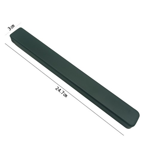 ZZJJC 316L 스테인리스 수저케이스 공심 미끄럼방지 19cm 상업용 24cm3cm304방저, 24.7cm 수저케이스(연두색)