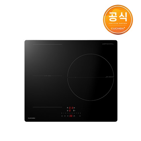 쿠첸 3구 인덕션 전기레인지 CEO-V4IF3A0NBA 자가설치, 프리스탠딩 15cm