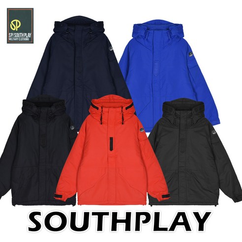 SOUTHPLAY 사우스플레이 베이직색상 남녀공용 보드복 야상자켓패딩 겨울야상패딩 항공자켓 단체복 빅사이즈 방풍점퍼 단체복 스키복