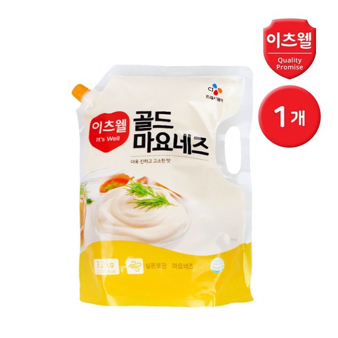 이츠웰 마요네즈 골드 스파우트팩, 1개, 3.2kg