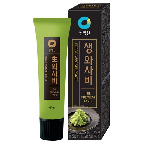 청정원 생와사비 40g – 1개 
가루/조미료/오일