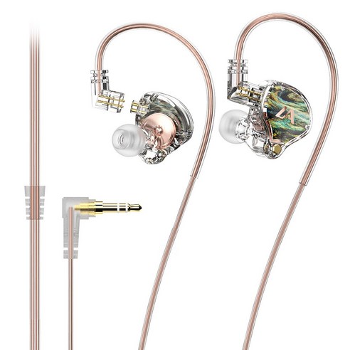 Lafitear LM3 하이브리드 HIFI 이어폰 3.5mm, 메이드리스 마이카