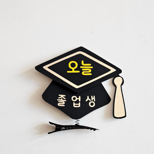 지지워크 학사모 졸업식 입학식 토퍼 핀, A졸업생, 1개