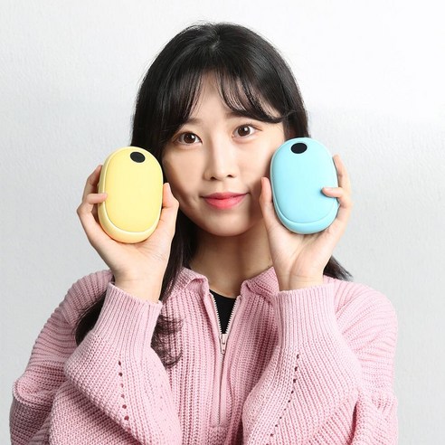 루니스 파스텔 손난로 보조배터리, 허니옐로우