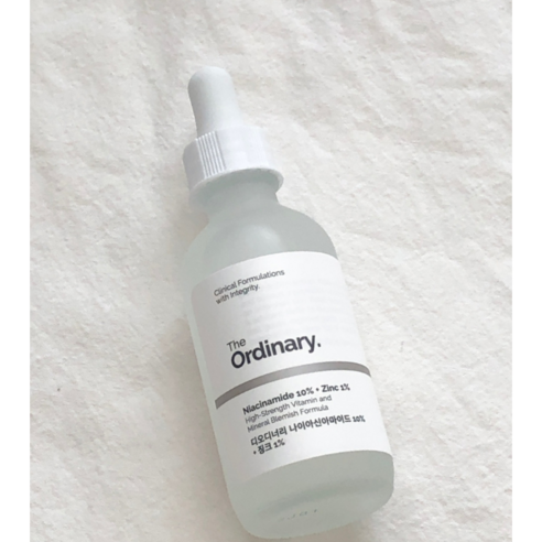 [본사정품] 디오디너리 나이아신아마이드 앰플 10% + 징크 1% 60ml The Ordinary 디오디너리나이아신아마이드앰플 디오디너리나이아신아마이드60 세럼 에센스, 1개