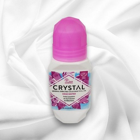 [정품배송] CRYSTAL 크리스탈 데오드란트 무향 롤온 66ml I 땀냄새케어 NO의류얼룩 피부밀착 보송보송, 1개