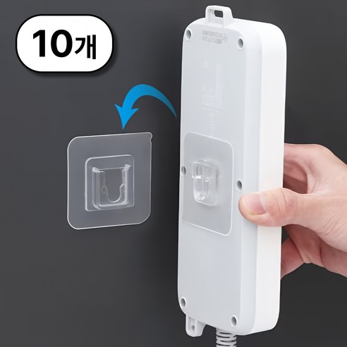 코지드 무타공 멀티탭 정리 거치대 브라켓 세트로 깔끔한 전선 정리하기 무타공브라켓