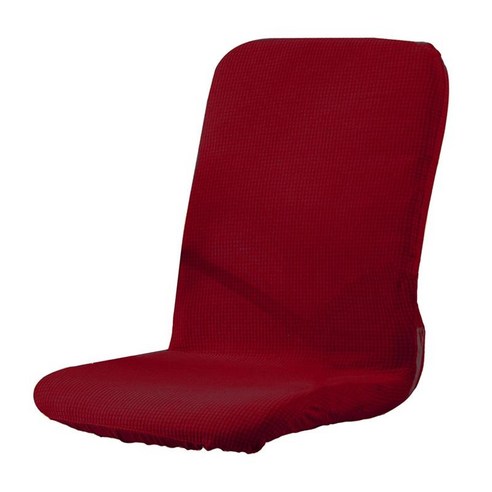폴리 에스터 섬유 사무실 의자 커버 부드러운 책상 의자 좌석 보호대 스트레치 범용 방진 보스 의자 개 고양이, 폴리에스터, 빨간색
