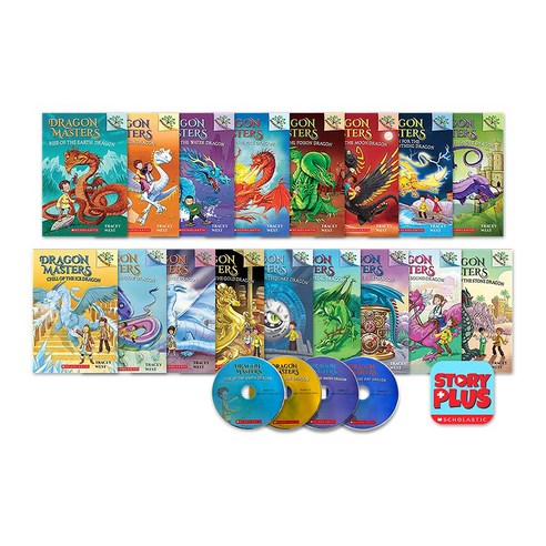 Dragon Masters #1-17 (with CD & Storyplus)+Wordbook Set