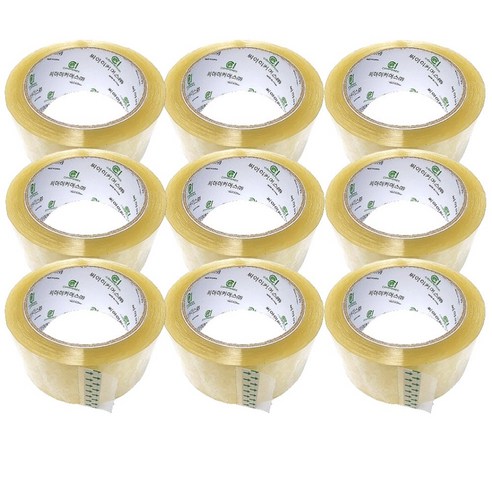 씨아이커머스 투명 박스테이프 중포장 opp 48mm 50m, 잘붙는 경포장, 50개