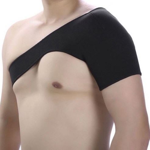 파워짐 숄더 쇄골 어깨보호대 스포스 보호 패드, 1개