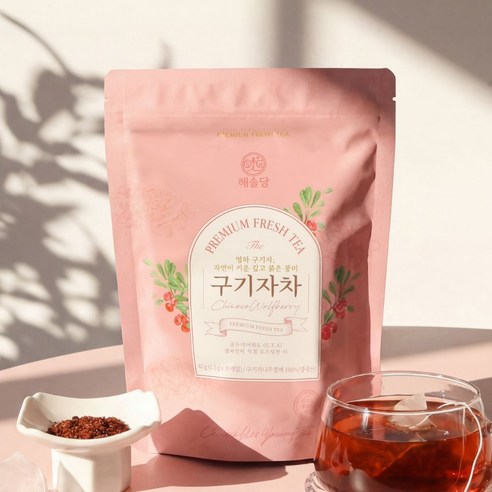 해솔당 프리미엄 구기자차 골든티어워드 우승