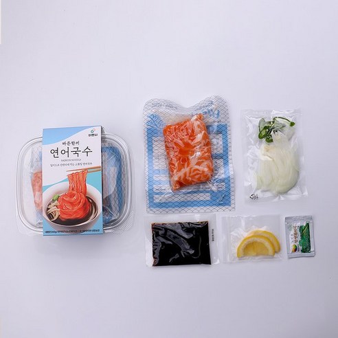 바른씨 [당일생산] 연어국수 밀키트 242g (HACCP인증), 바른한끼 연어국수 242g, 1개