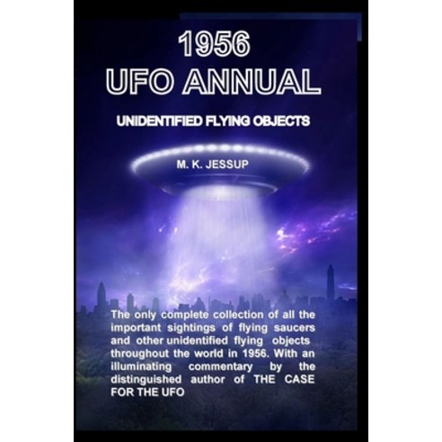 (영문도서) 1956 UFO ANNUAL Unidentified Flying Objects Paperback, Saucerian Publisher, English, 9781736656433