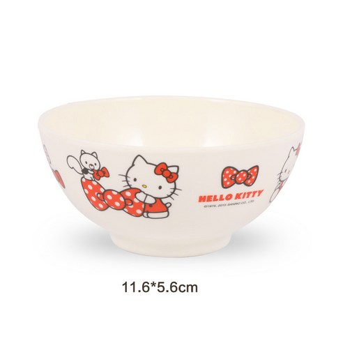 사랑스러움이 식탁에! 딜리즈 헬로키티 원형 그릇으로 행복한 식사 시간을!